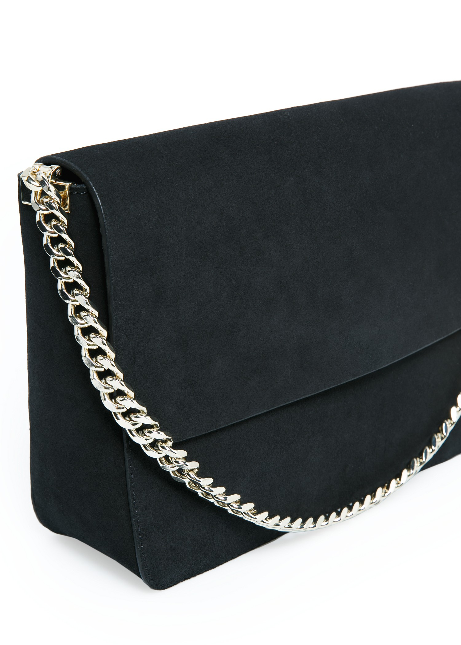 mango black suede bag