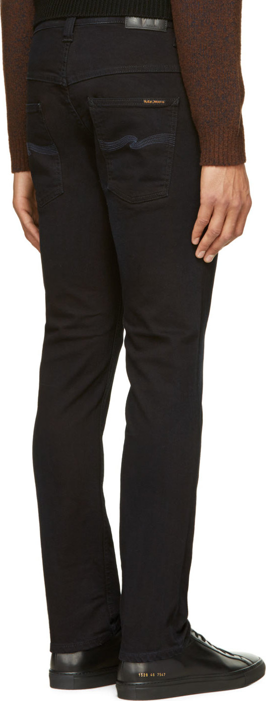 nudie jeans thin finn black