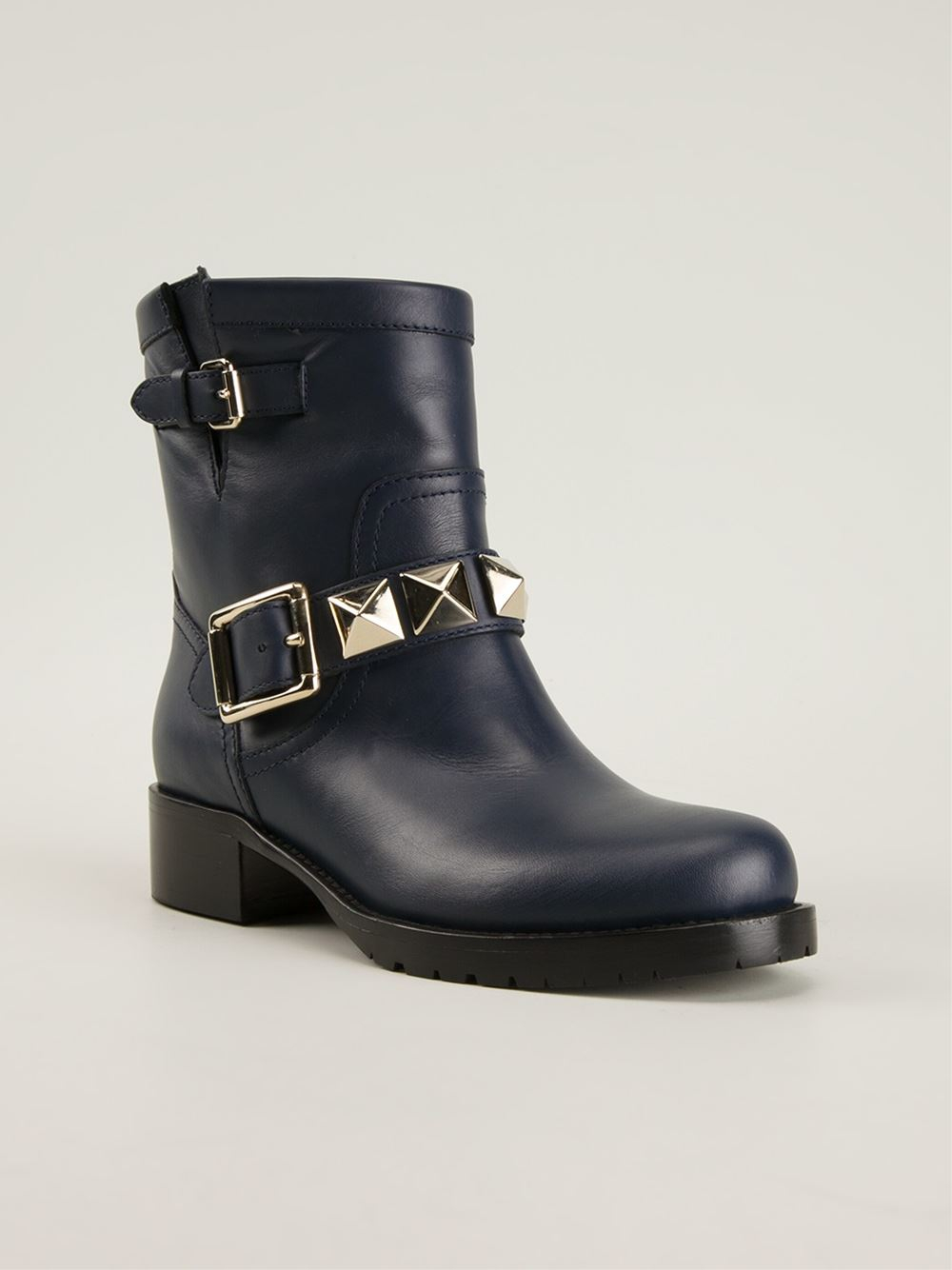 valentino studded boots