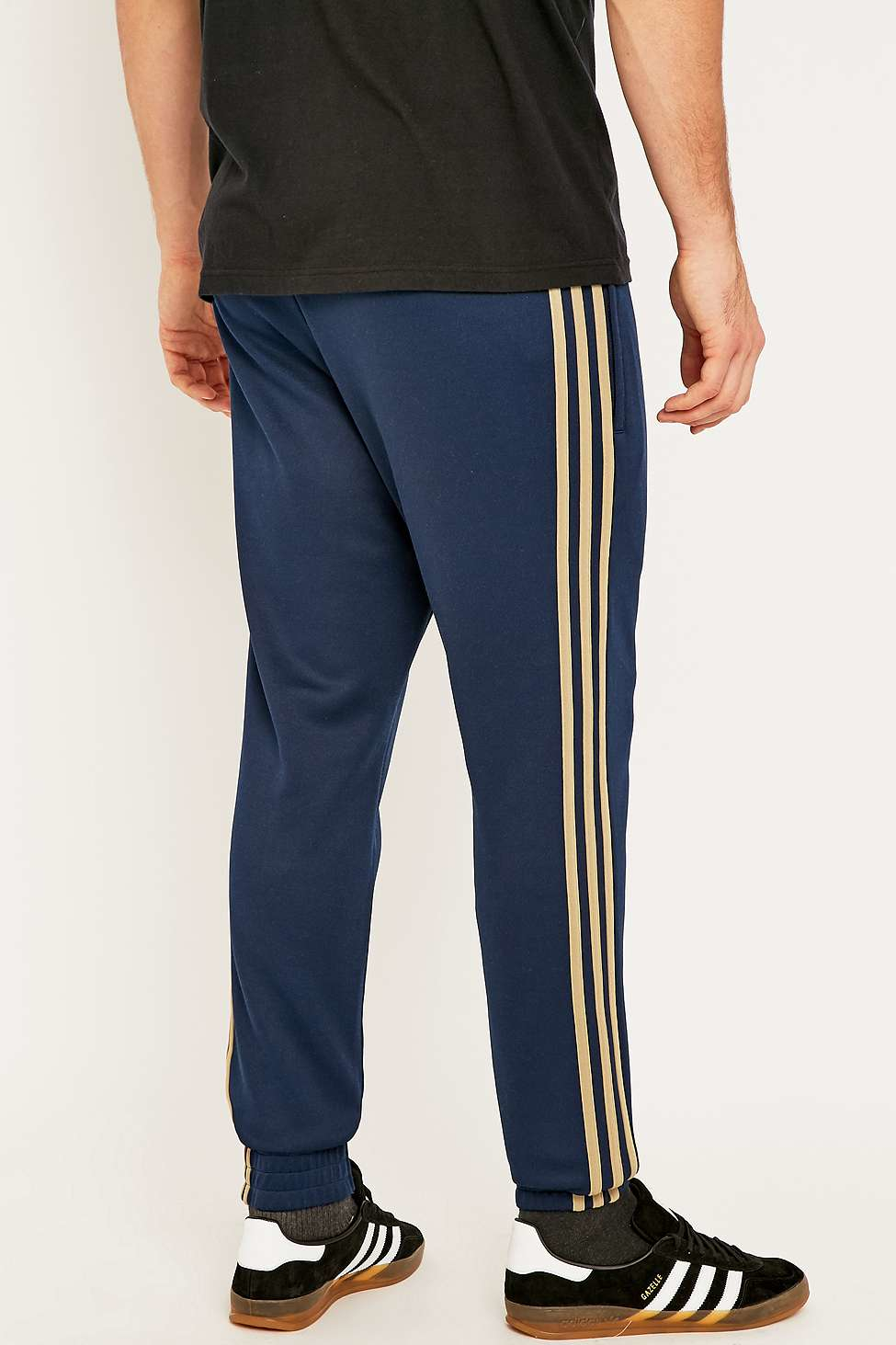 adidas Superstar Navy Tracksuit Bottoms in Blue for Men - Lyst