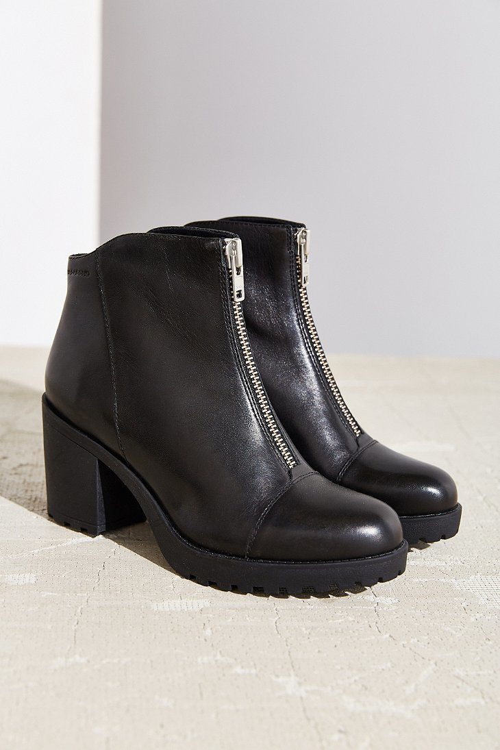 Vagabond Shoemakers Front Zip Grace Ankle Boot | Lyst Canada