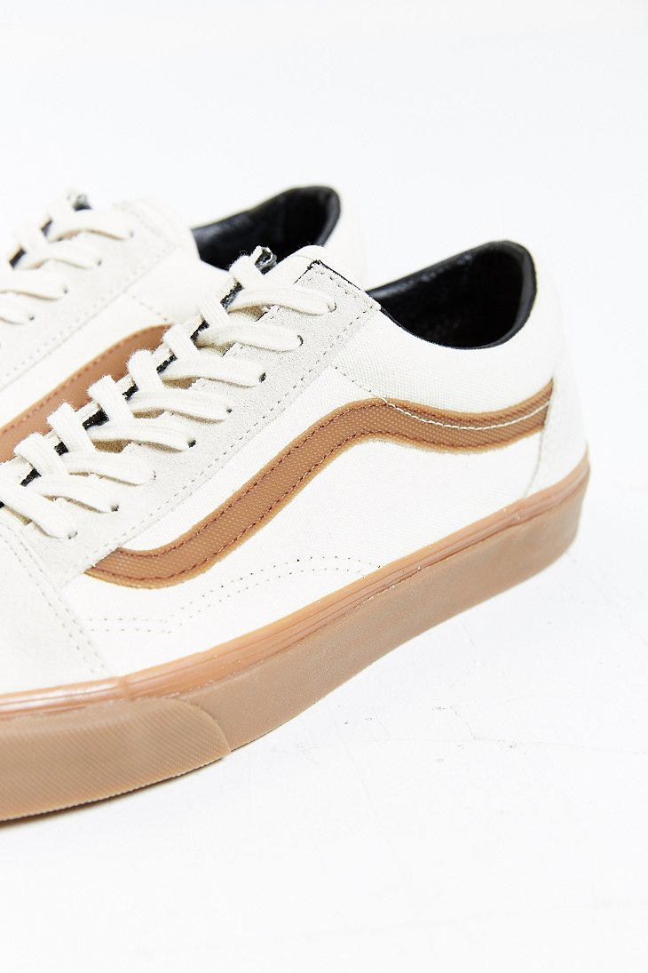 vans cream old skool platform