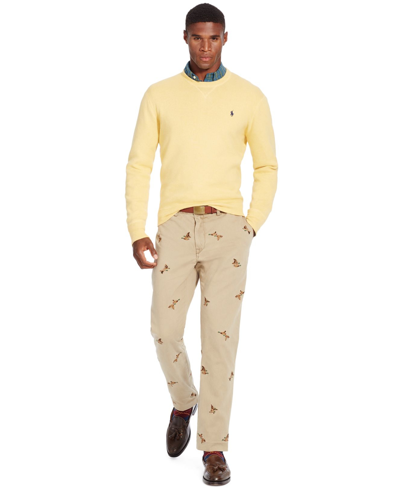 Polo Ralph Lauren Straight-fit Embroidered Bedford Chino Pants in ...