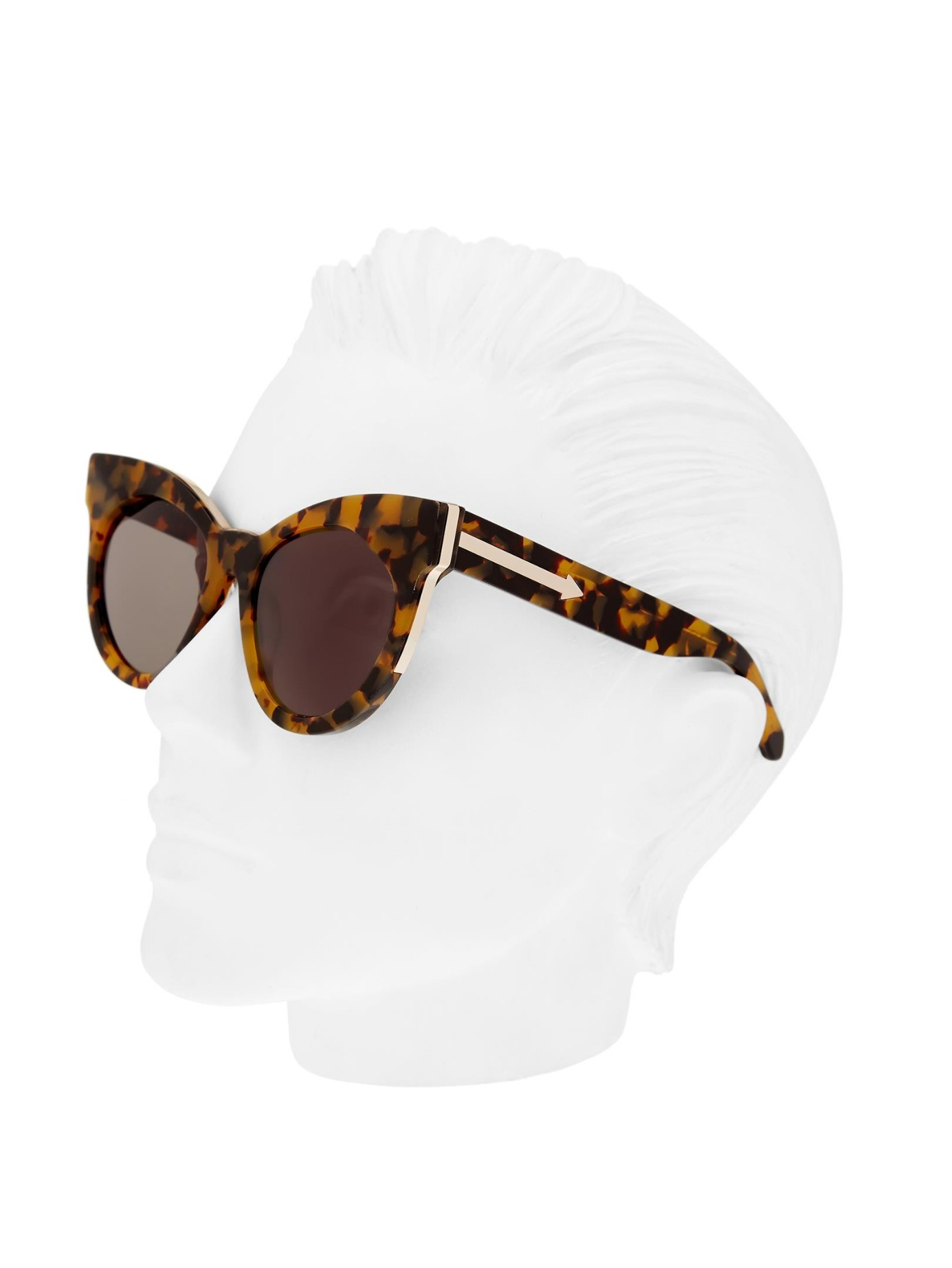 Karen Walker Starburst Cateye Frame Sunglasses in Brown Lyst