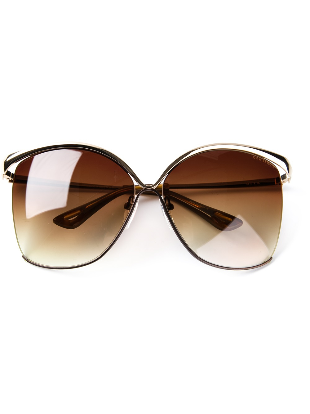 Dita Eyewear Dita Exquis Sunglasses in Brown Lyst