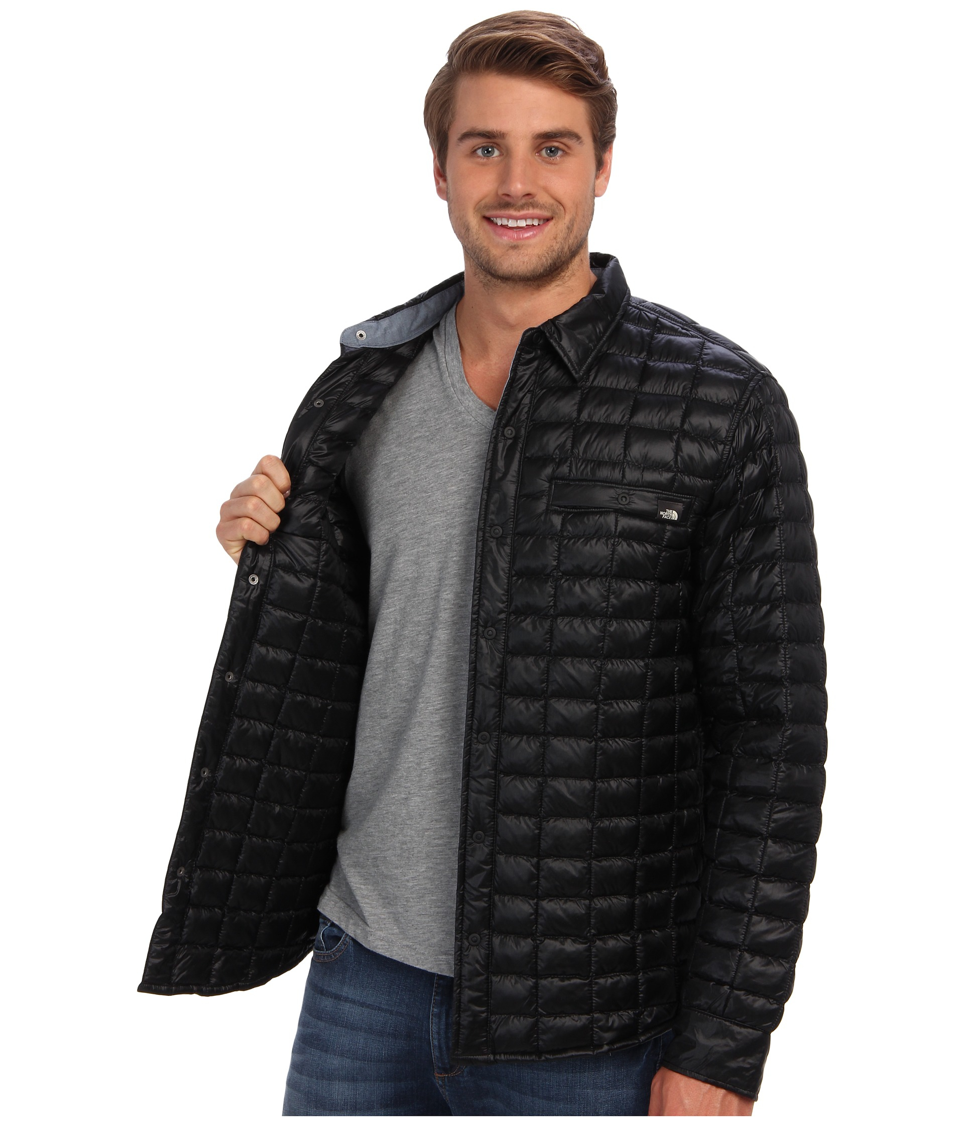 slim fit padded jacket