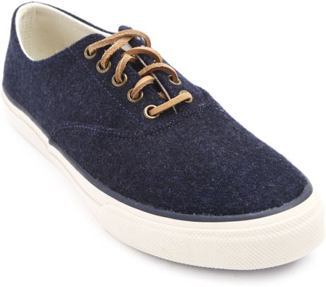 Sperry Top-sider Cvo Navy Wool Sneakers in Blue for Men (navy) | Lyst