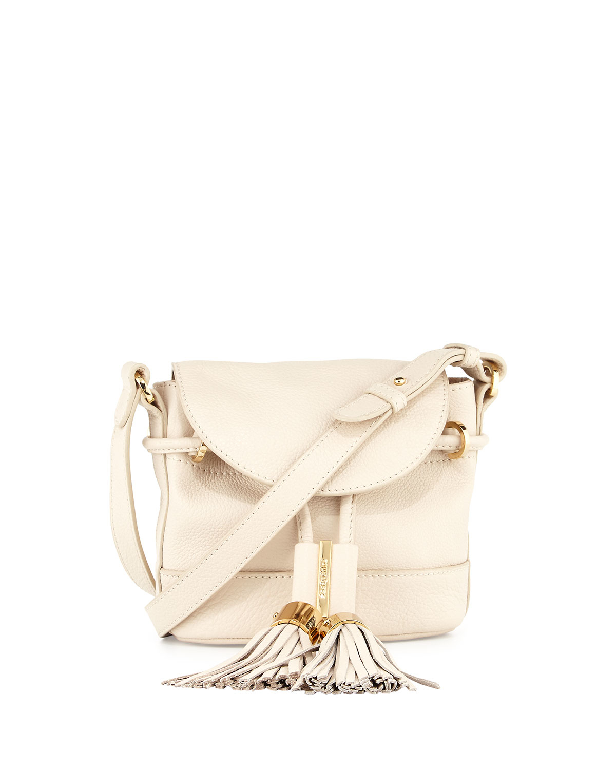 cloe purse - See by chlo Collins Fringe Suede Saddle Bag in Beige (WARM SAND ...