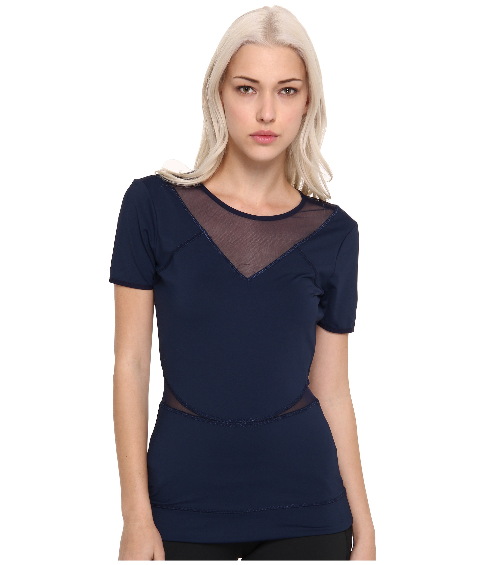 adidas By Stella McCartney Run Performance Tee in Indigo (Blue) - Lyst