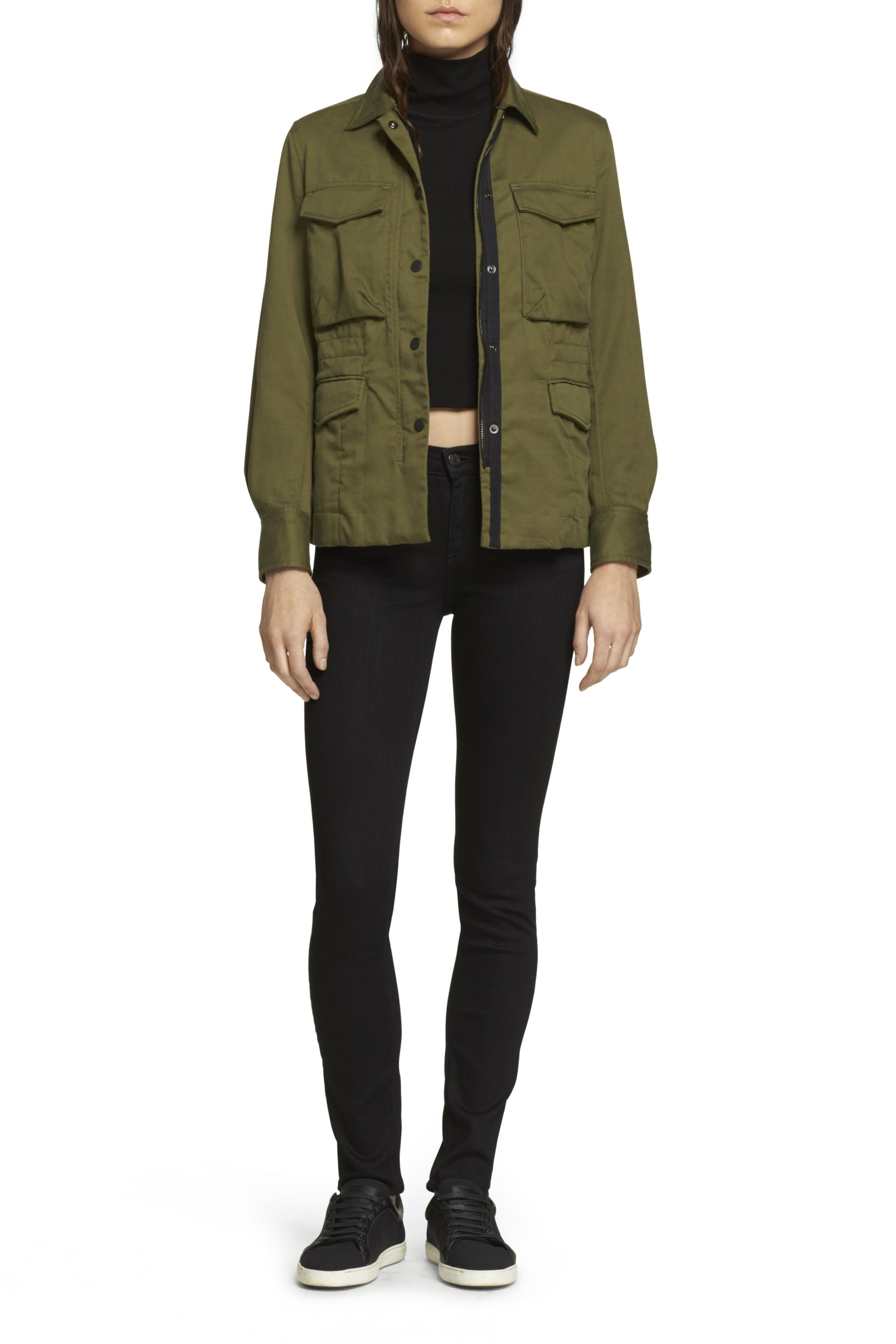 rag and bone green jacket
