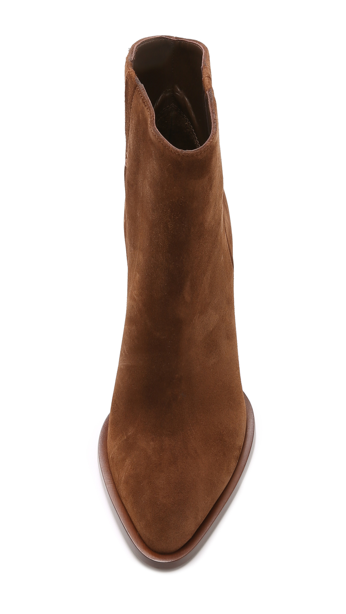 chestnut booties