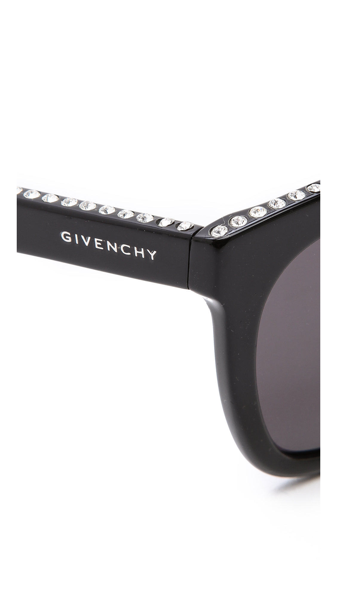 Givenchy Swarovski Crystal Rim Sunglasses Blacksmoke Lyst