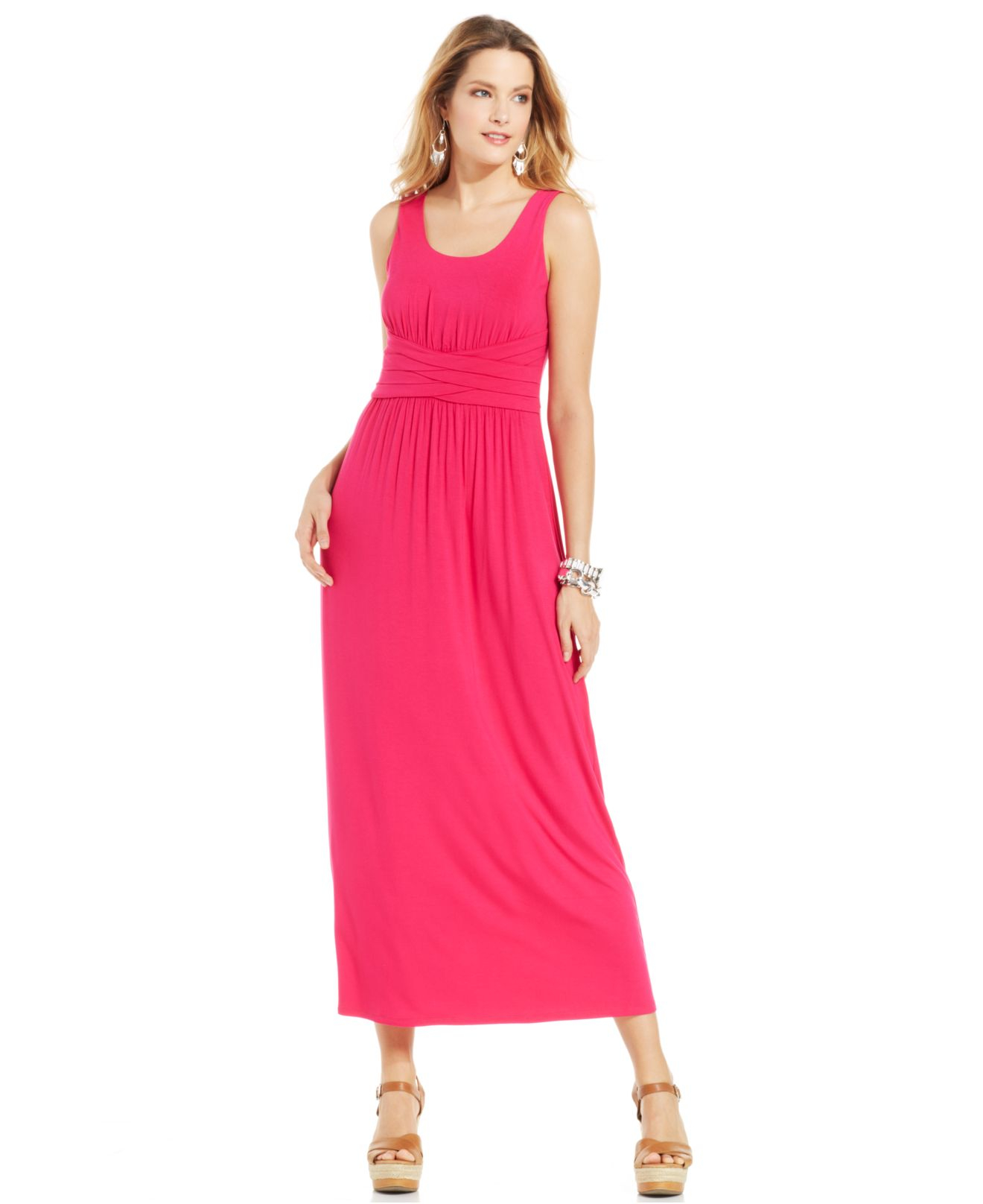 petite empire waist maxi dress