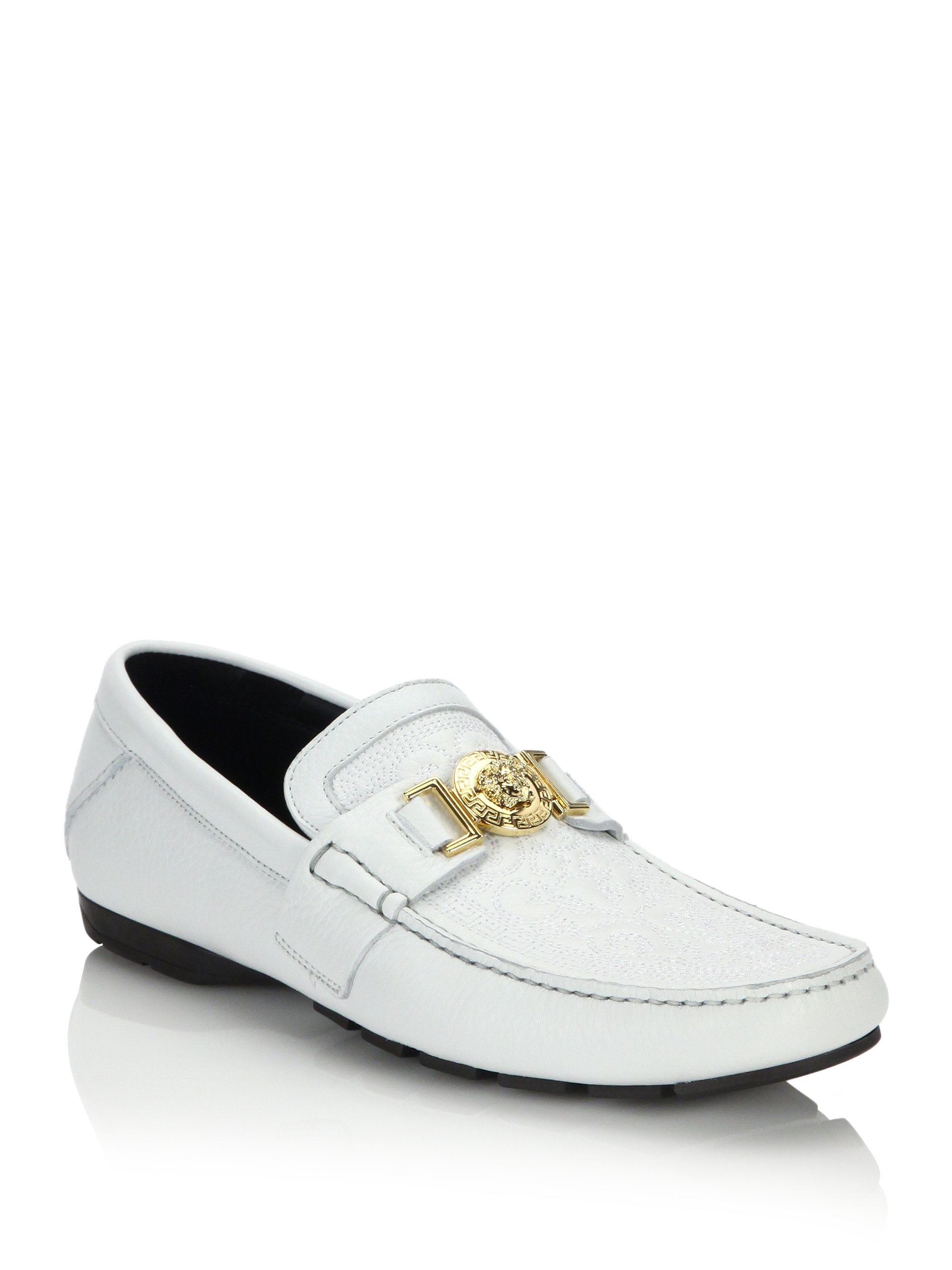 men's white loafers for sale