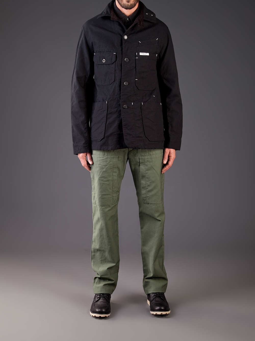 Engineered Garments Coverall Jacket in Black for Men Lyst