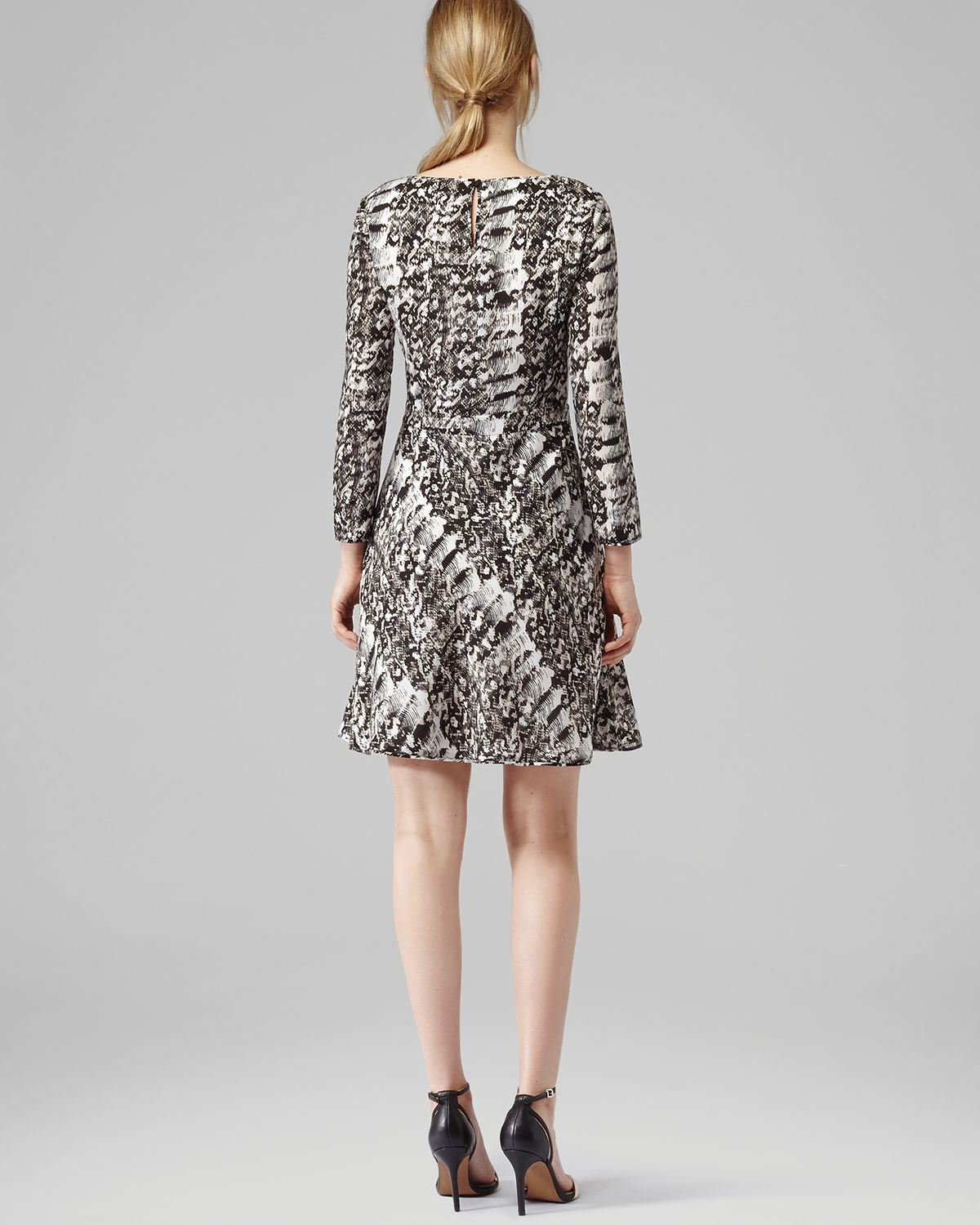 white thigh split dress