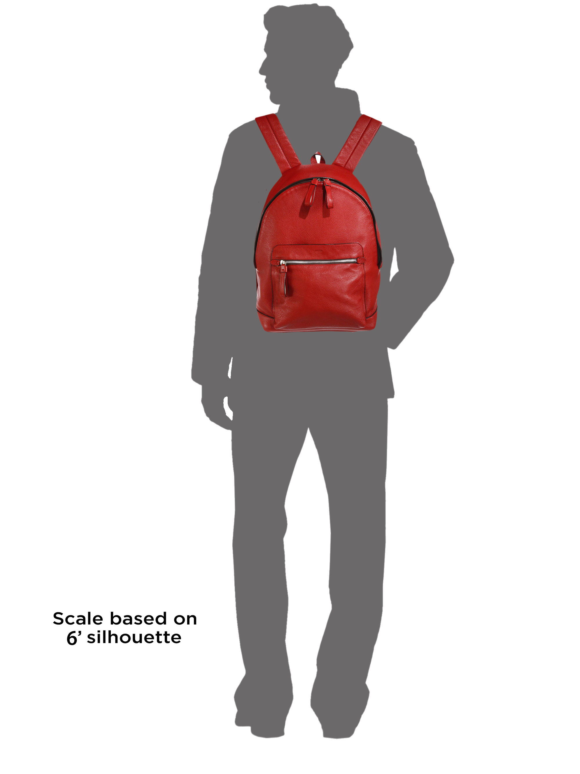 mens red backpack