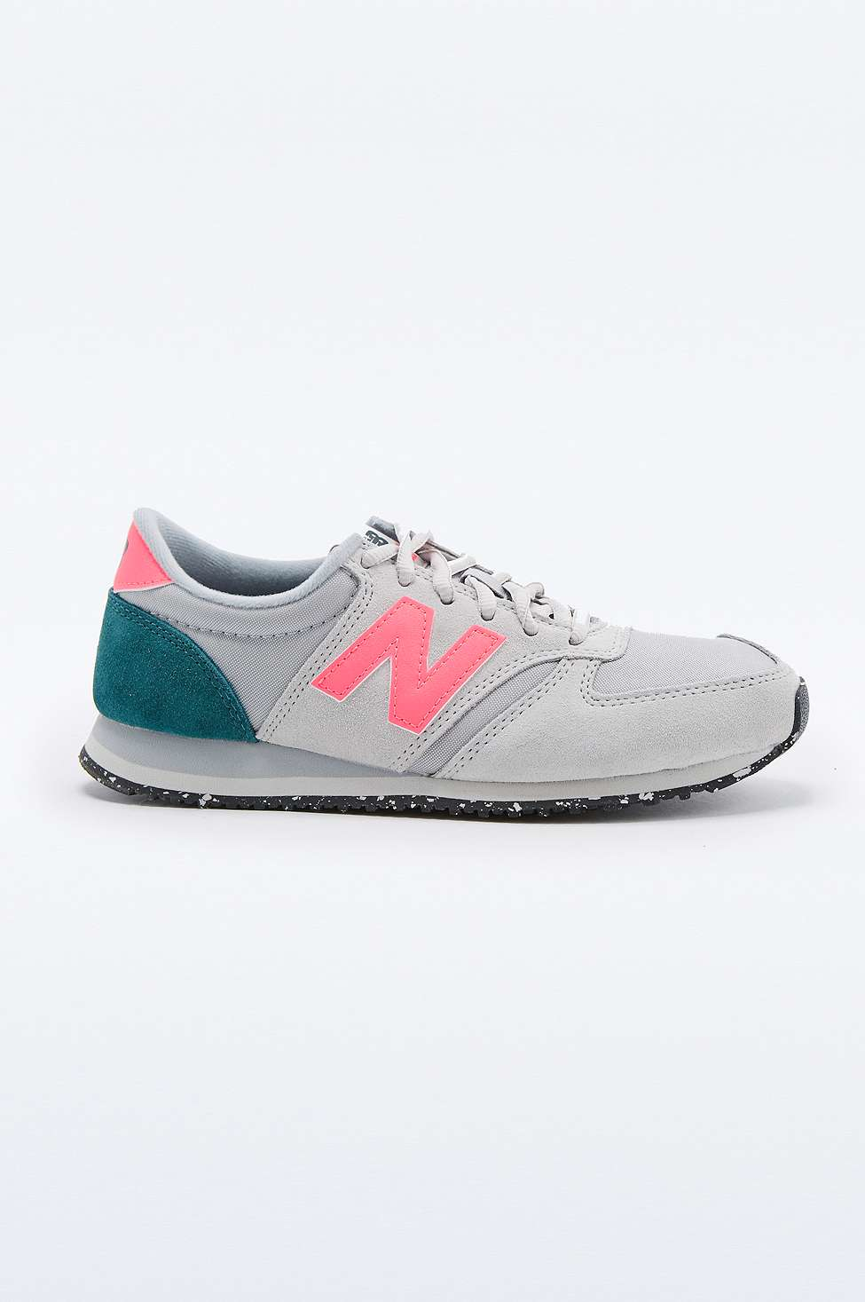 new balance grey & pink 420 trainers