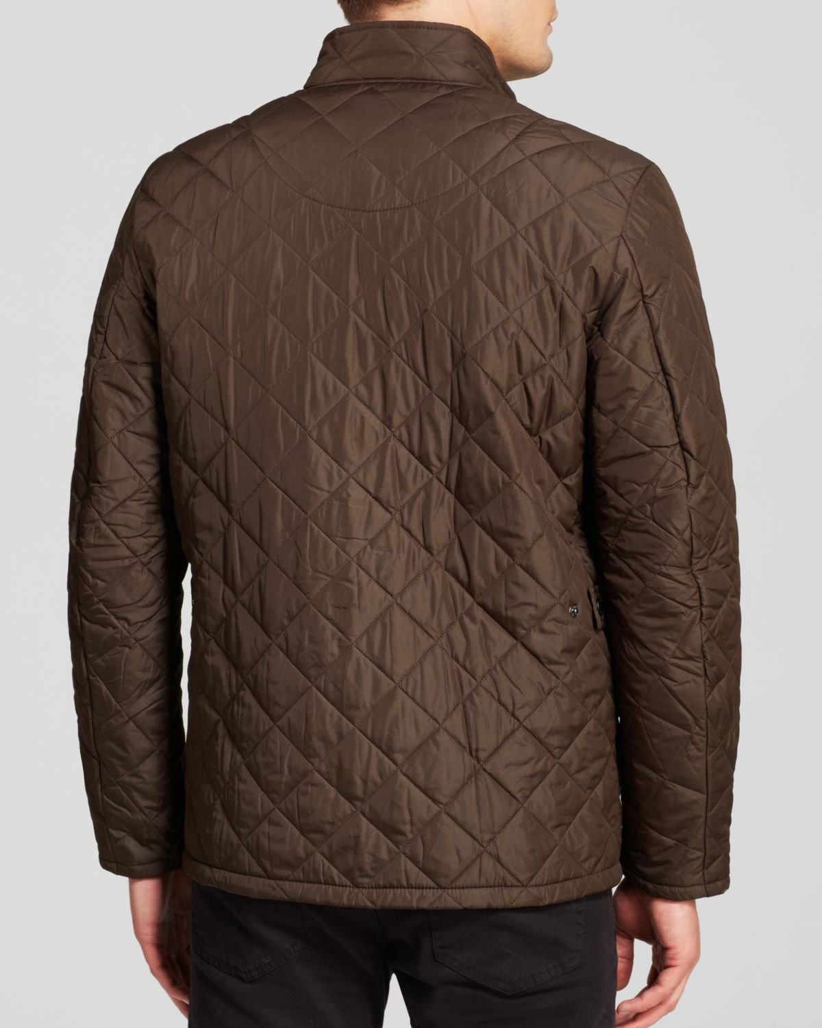 Barbour Chelsea Quilted Sports Jacket in Olive (Brown) for Men - Lyst