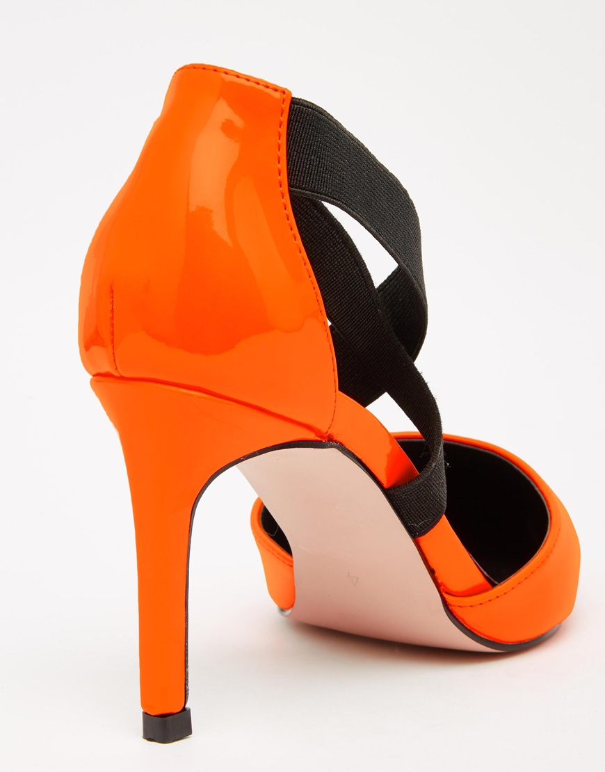 Cheap Meotina Women Pu Leather Sandals Platform Thick Super High Heels Peep  Toe Ankle Strap Buckle Sexy Summer Shoes Black Orange | Joom