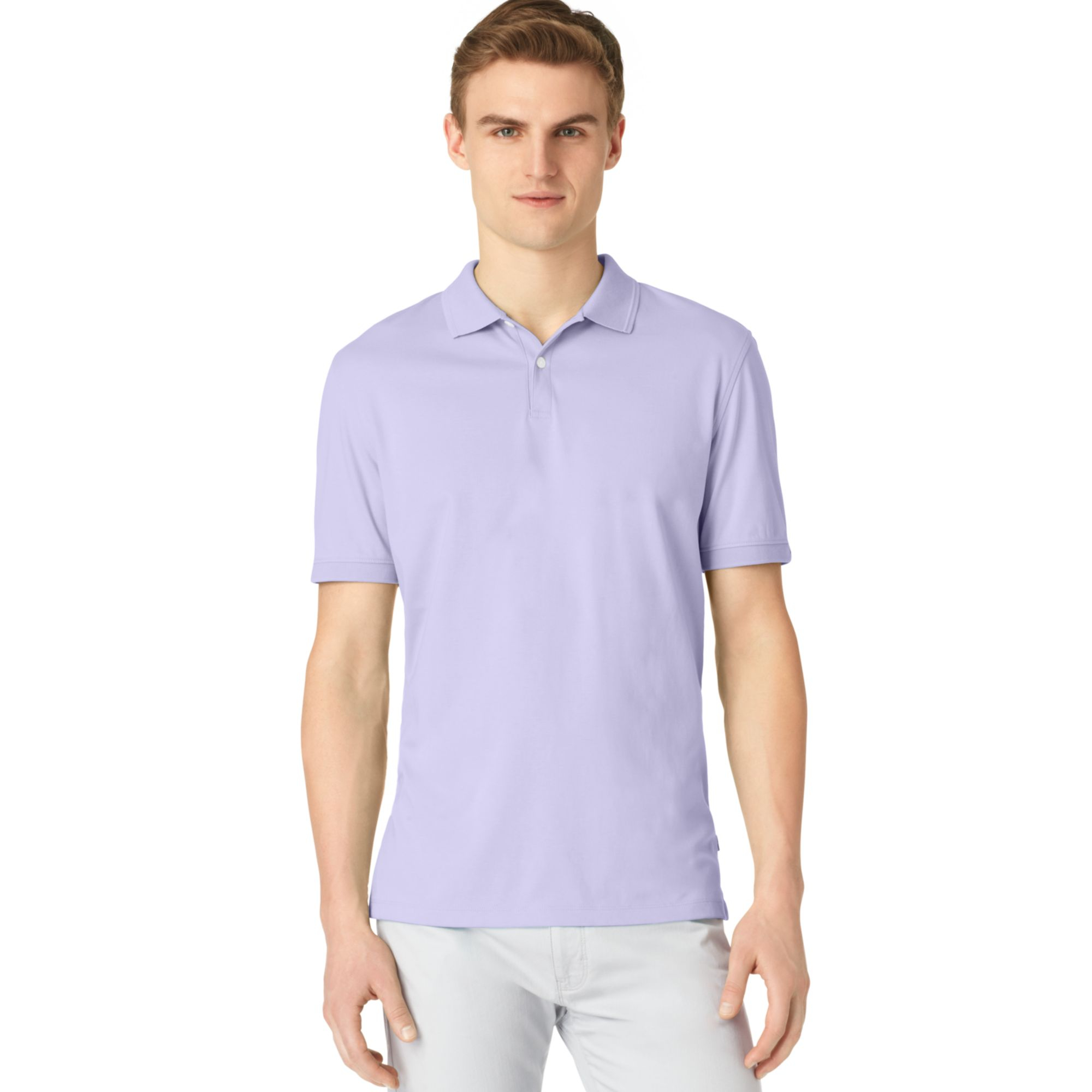 liquid cotton polo