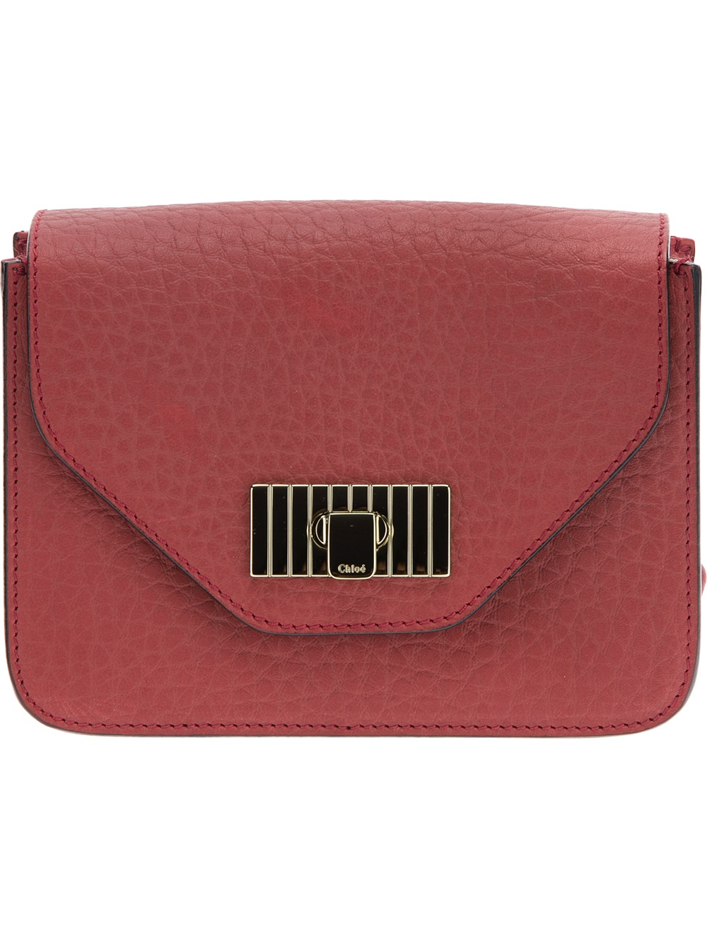 chloe leather handbags - Chlo Mini \u0026#39;Sally\u0026#39; Shoulder Bag in Red | Lyst