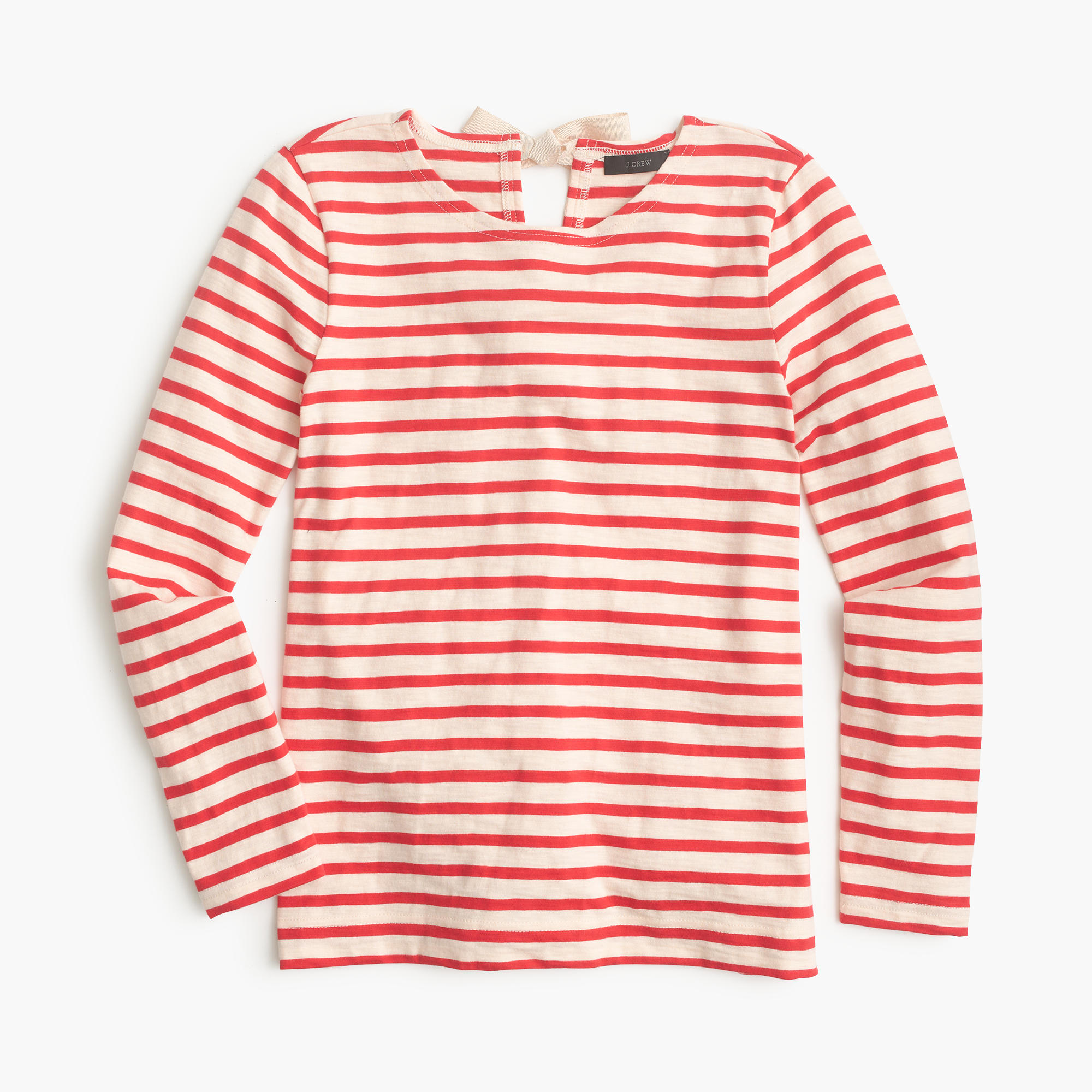 j crew striped tee