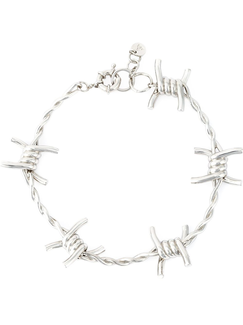 Ambush Barbed Wire Choker in Metallic Lyst UK