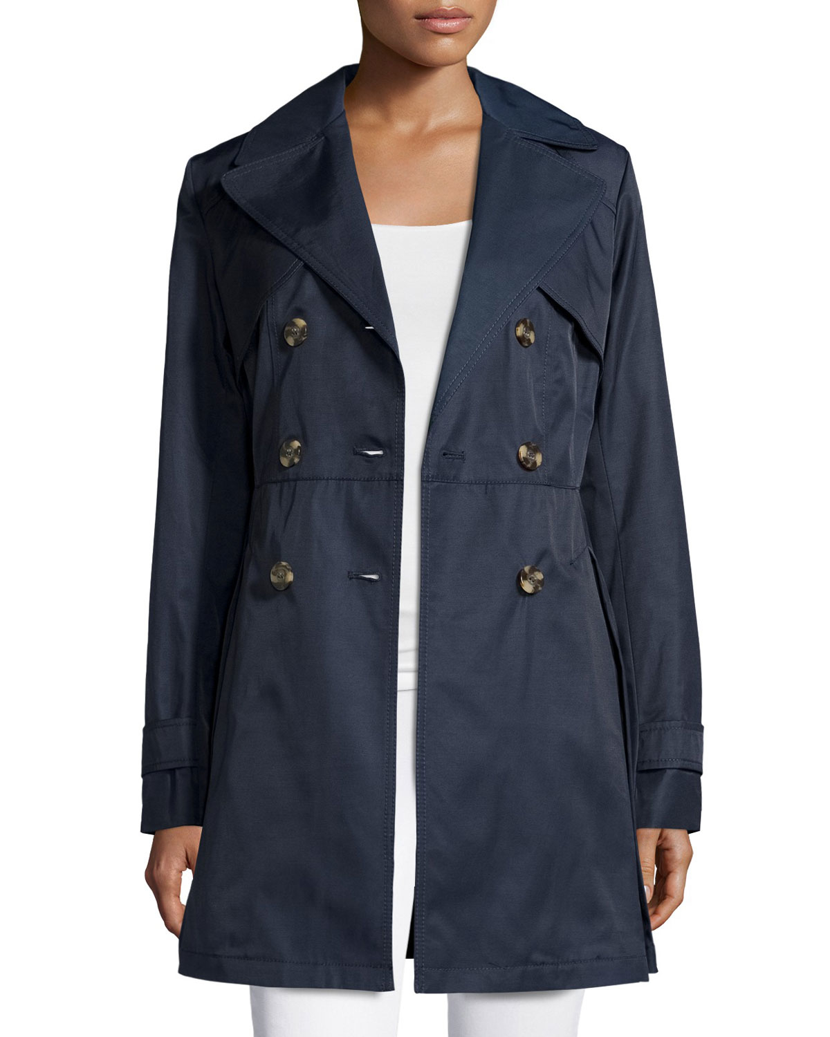 Laundry By Si Segal Coat Double Ted On Front Trench Gallery
