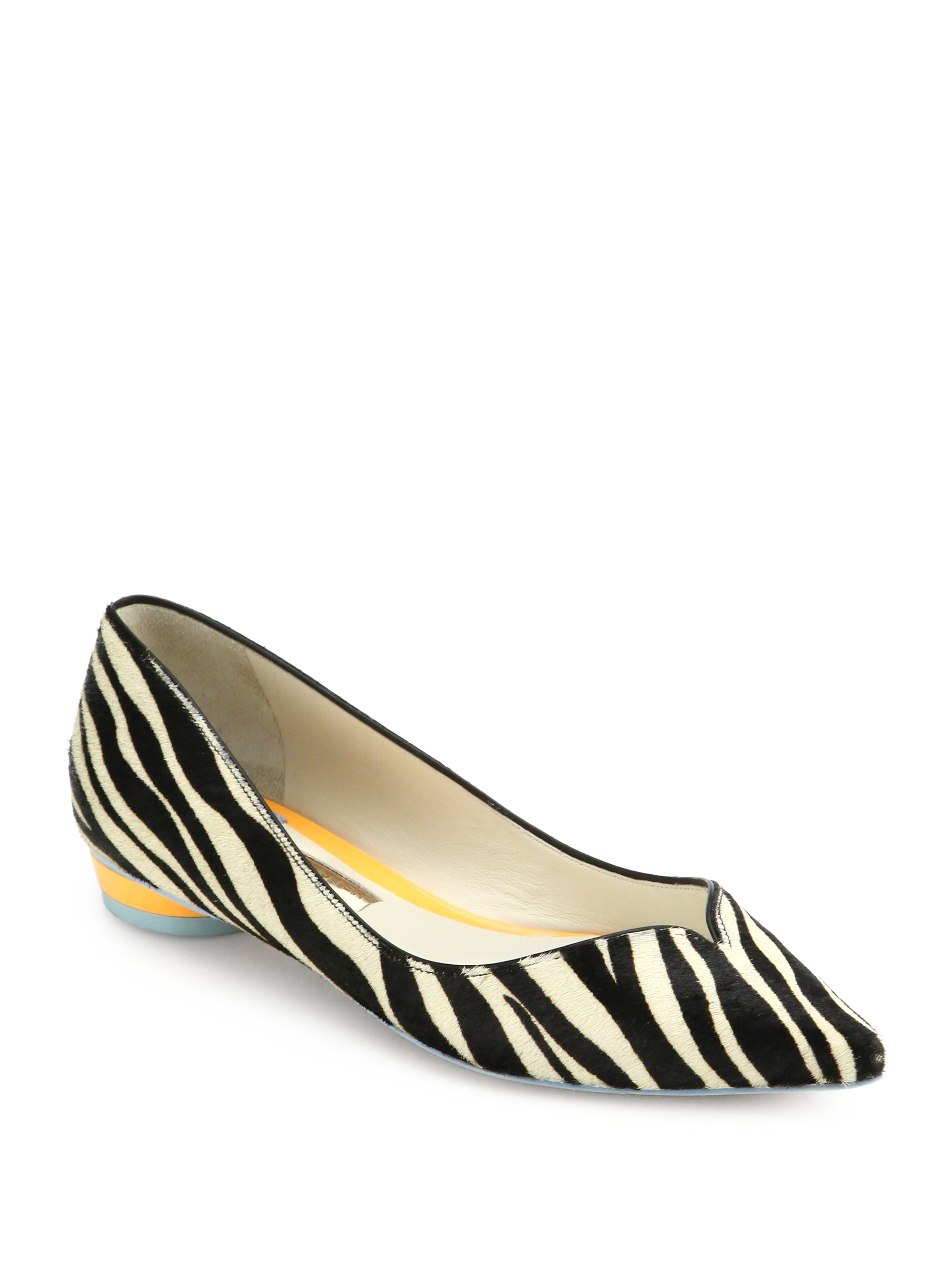 zebra shoes flats