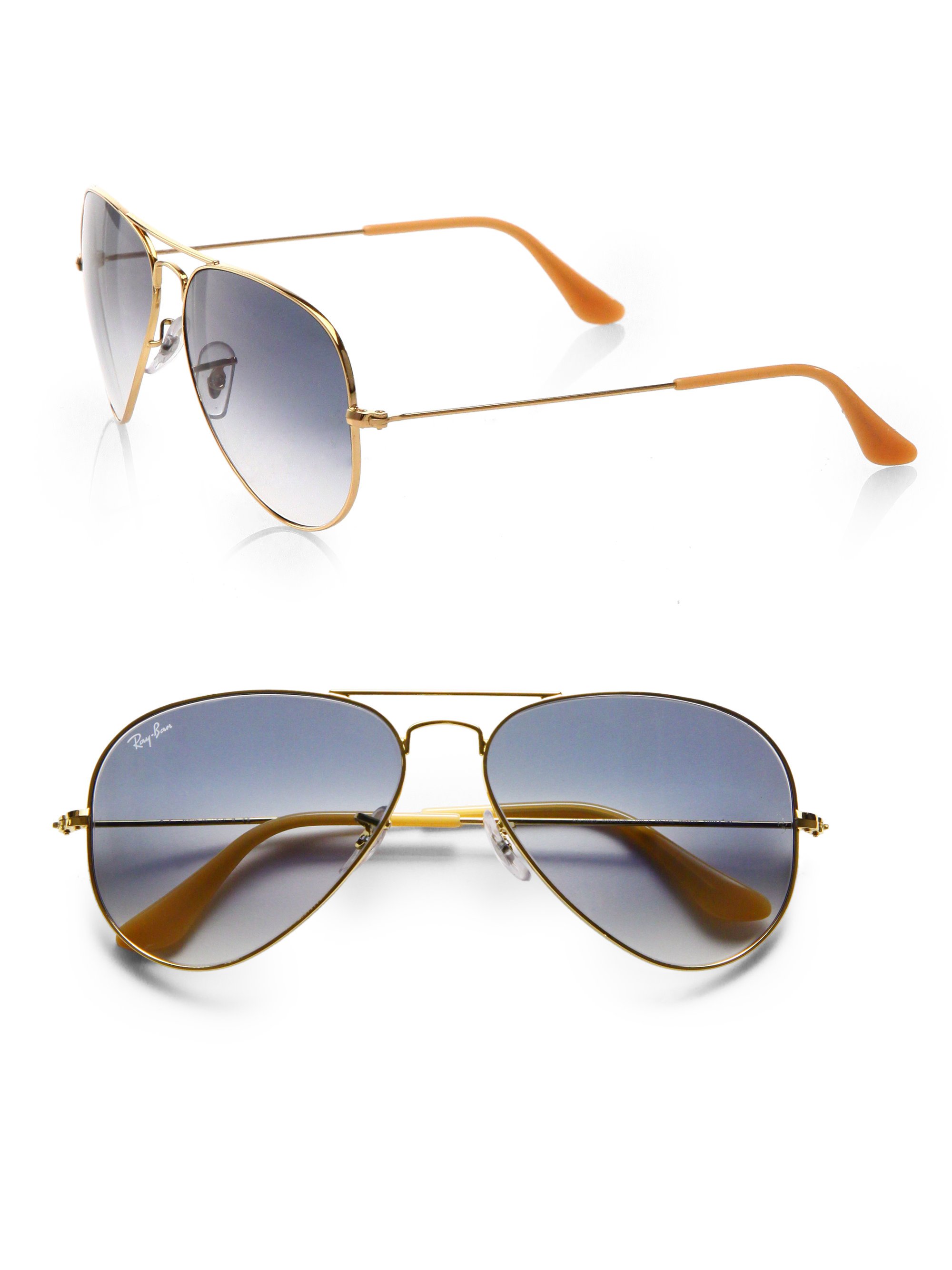 Ray-ban Original Aviator Sunglasses in Blue | Lyst