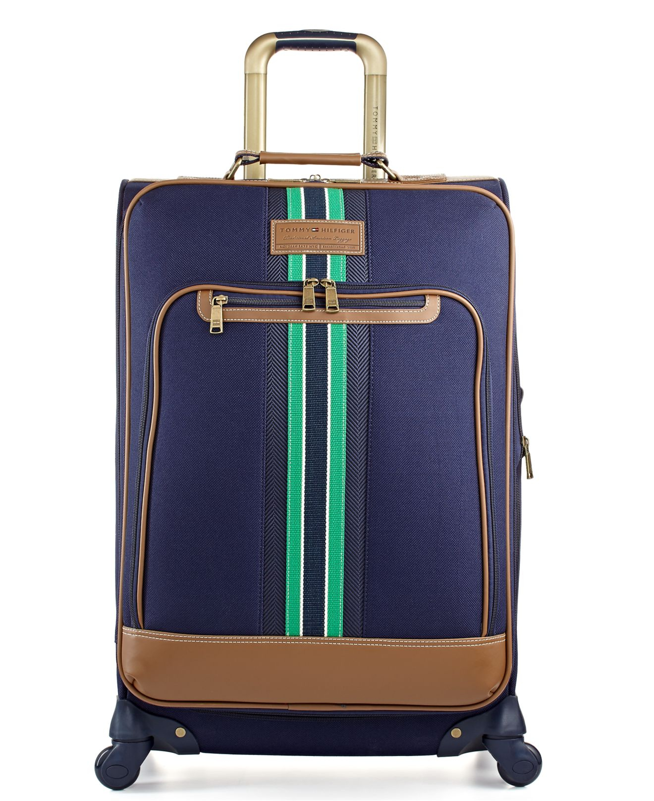 Tommy Hilfiger Tommy Hilfiger Santa Monica 25" Expandable Spinner Suitcase  in Blue | Lyst