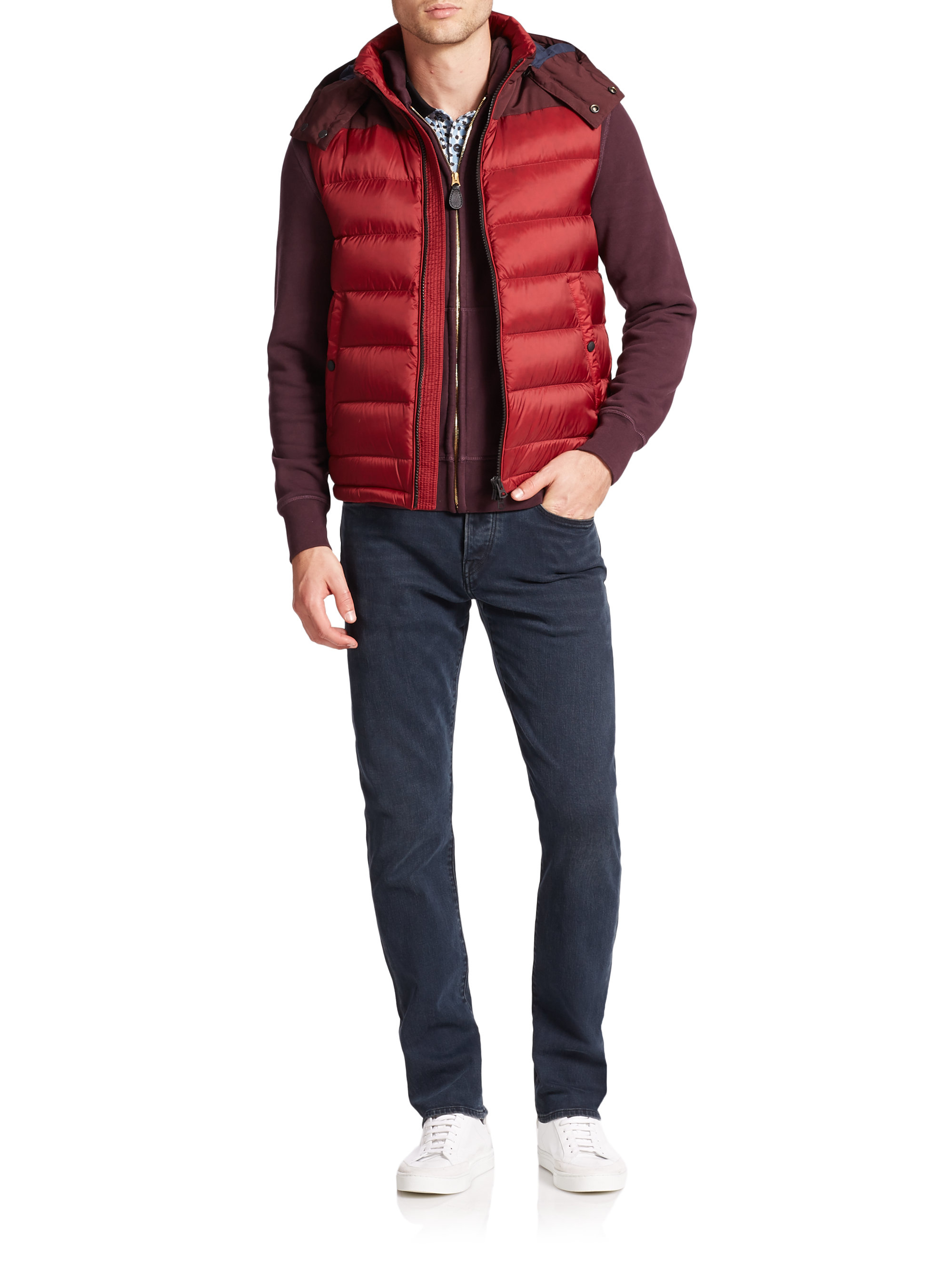 burberry vest mens purple