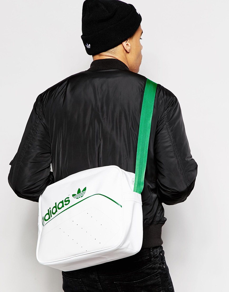 adidas Originals Airliner Messenger Bag Ab2781 White for | Lyst
