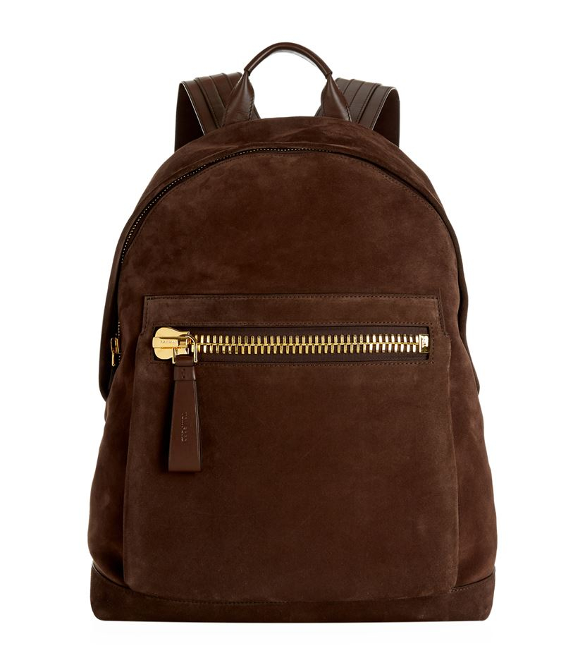 suede backpack mens
