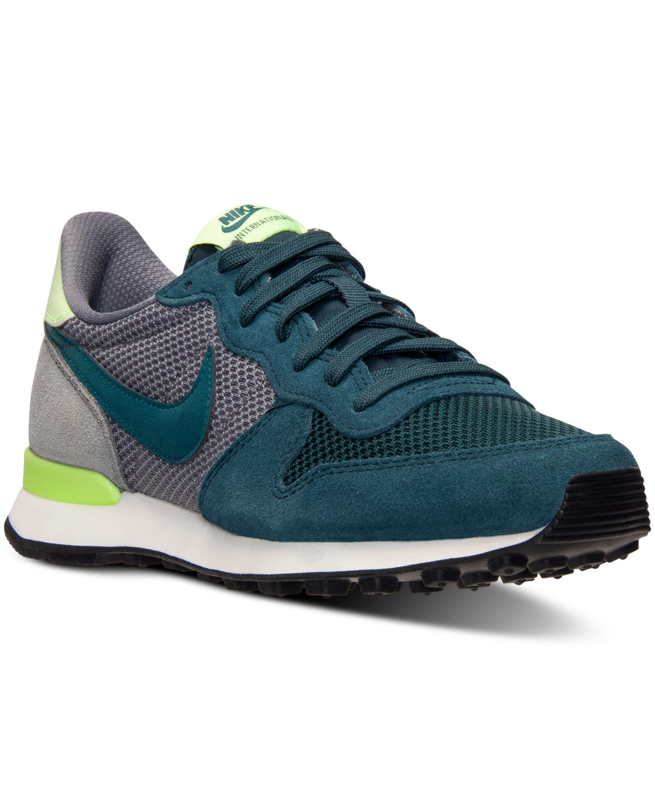 Nike Leather Women's Internationalist Casual Sneakers From Finish Line in  Blue | Lyst