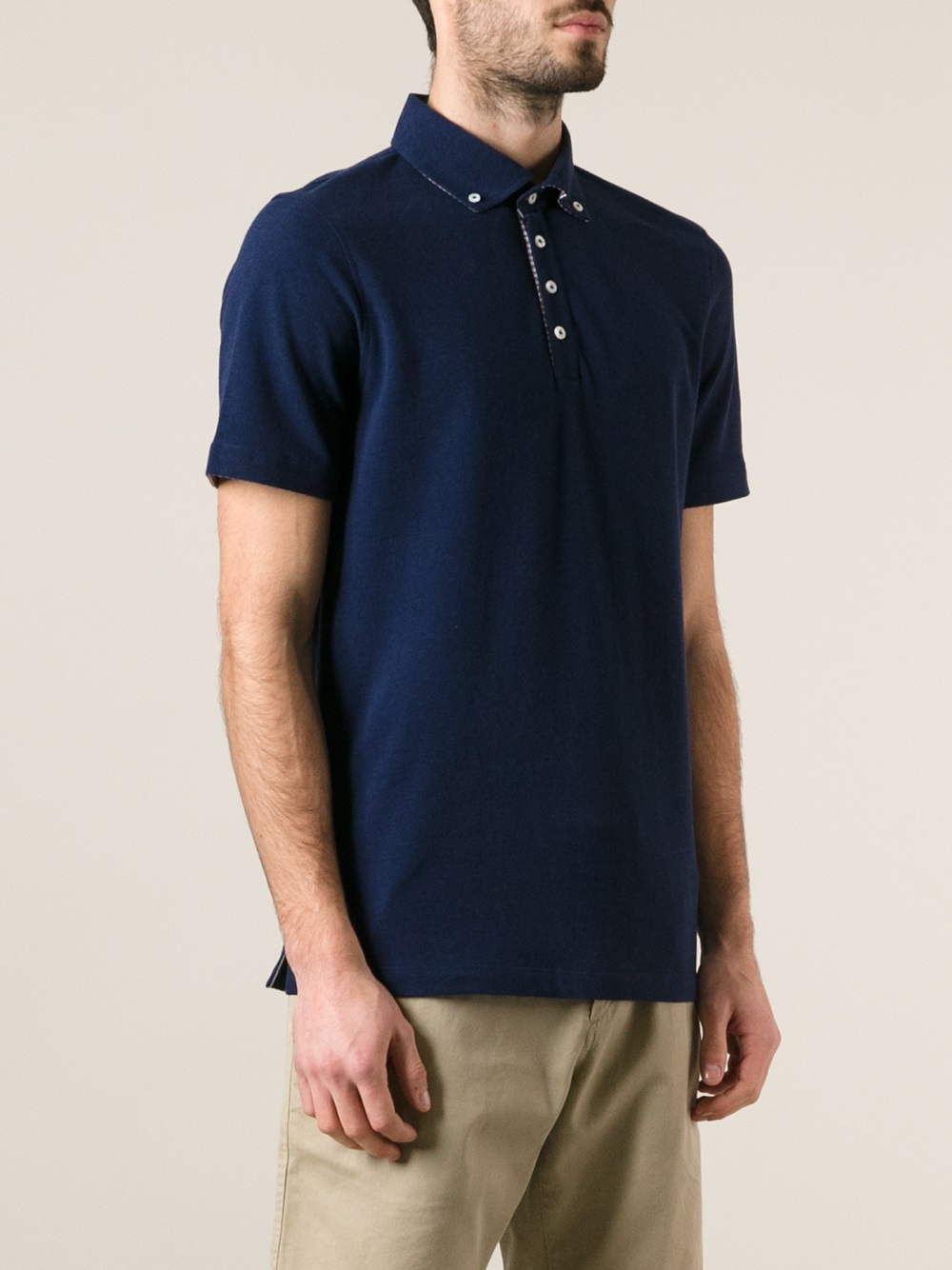 Button Down Collar Polo Shirt Button Down Collar Polo Shirt