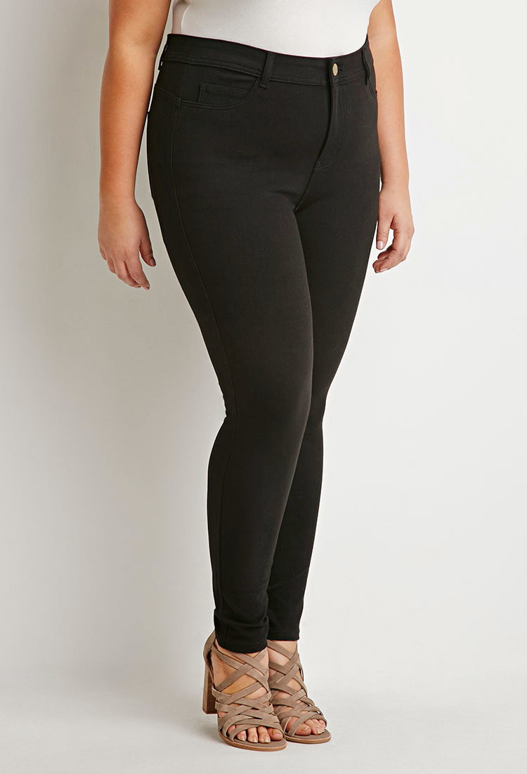 black jeggings forever 21