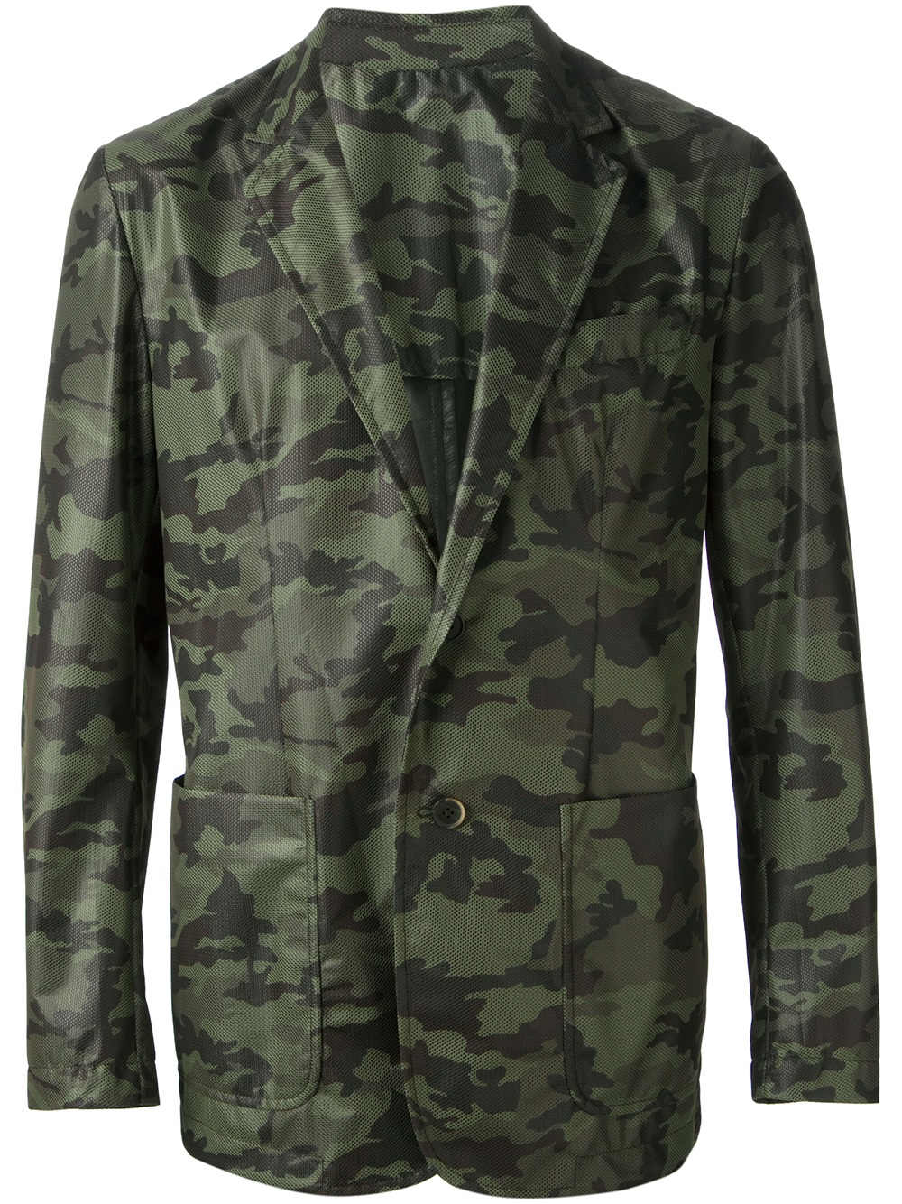 Lyst Msgm Camouflage Blazer in Green for Men