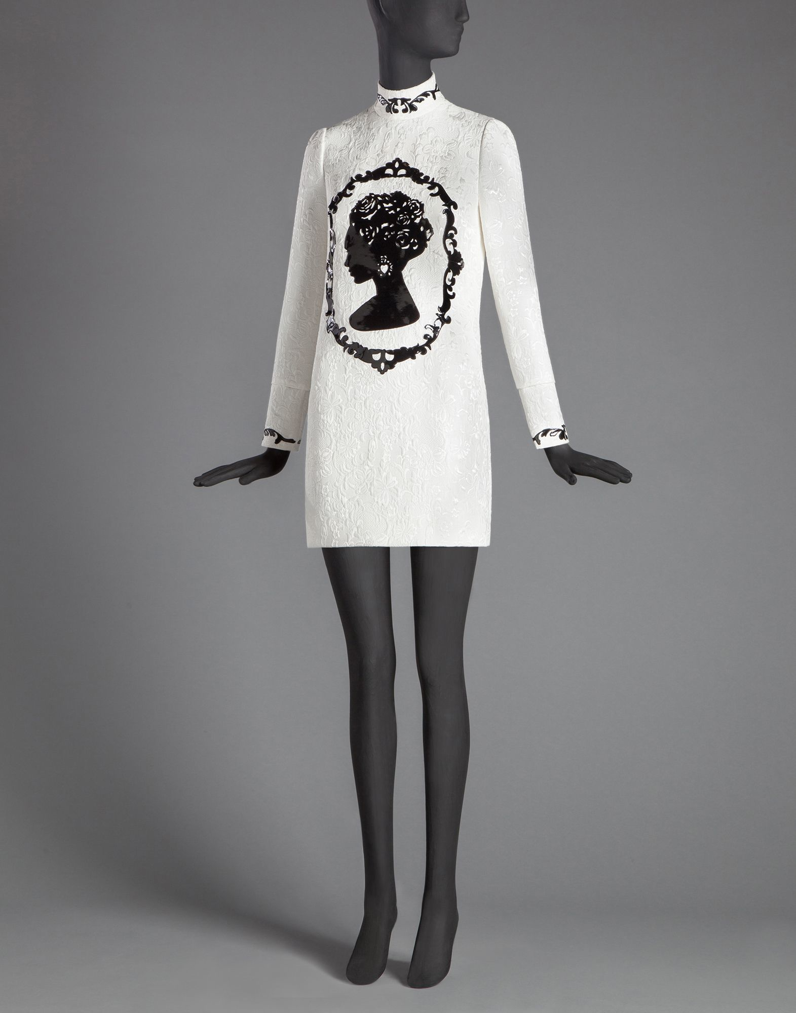 dolce and gabbana long sleeve dress