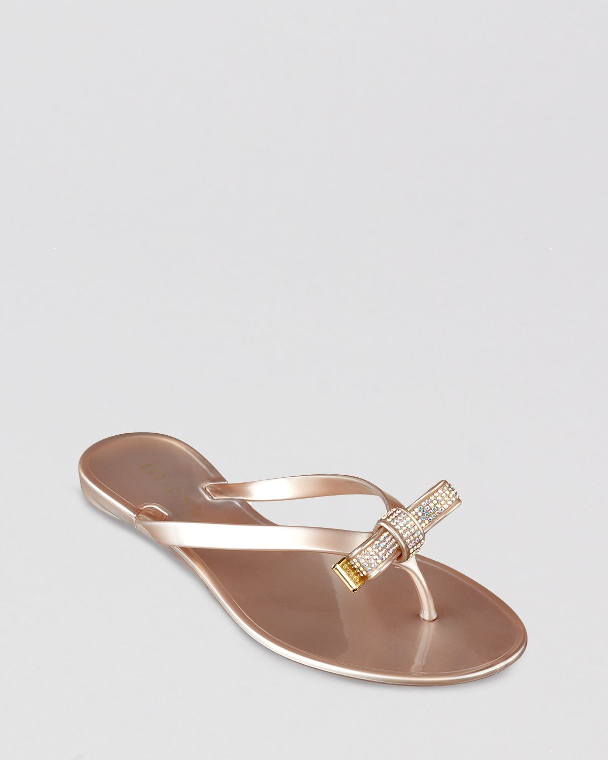 guess jelly sandals