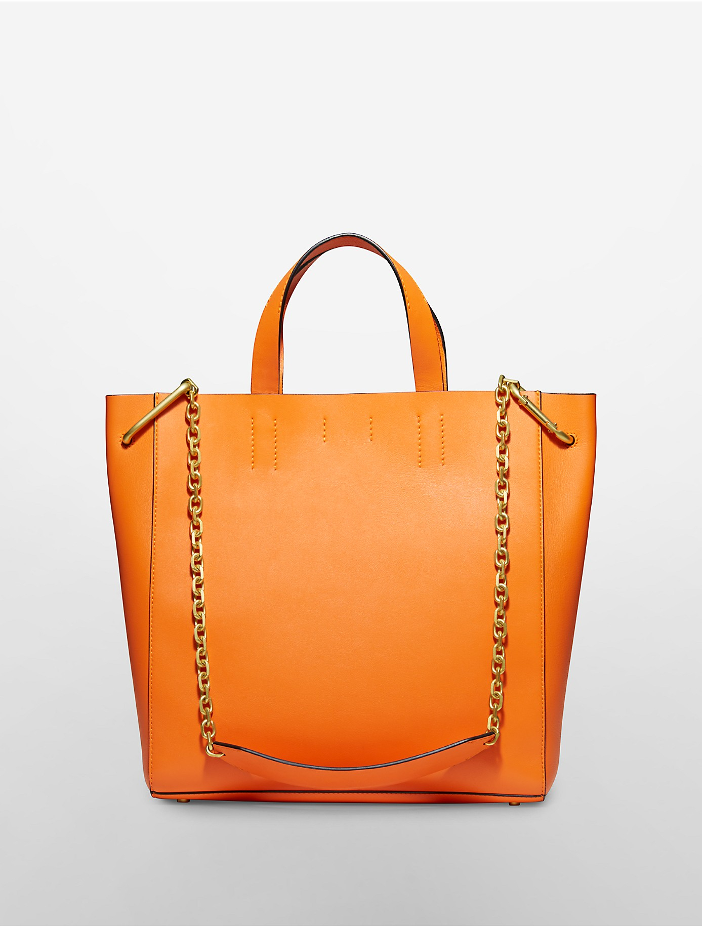 calvin klein orange purse