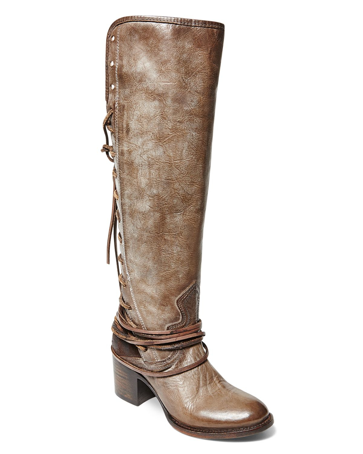 grey long boots ladies