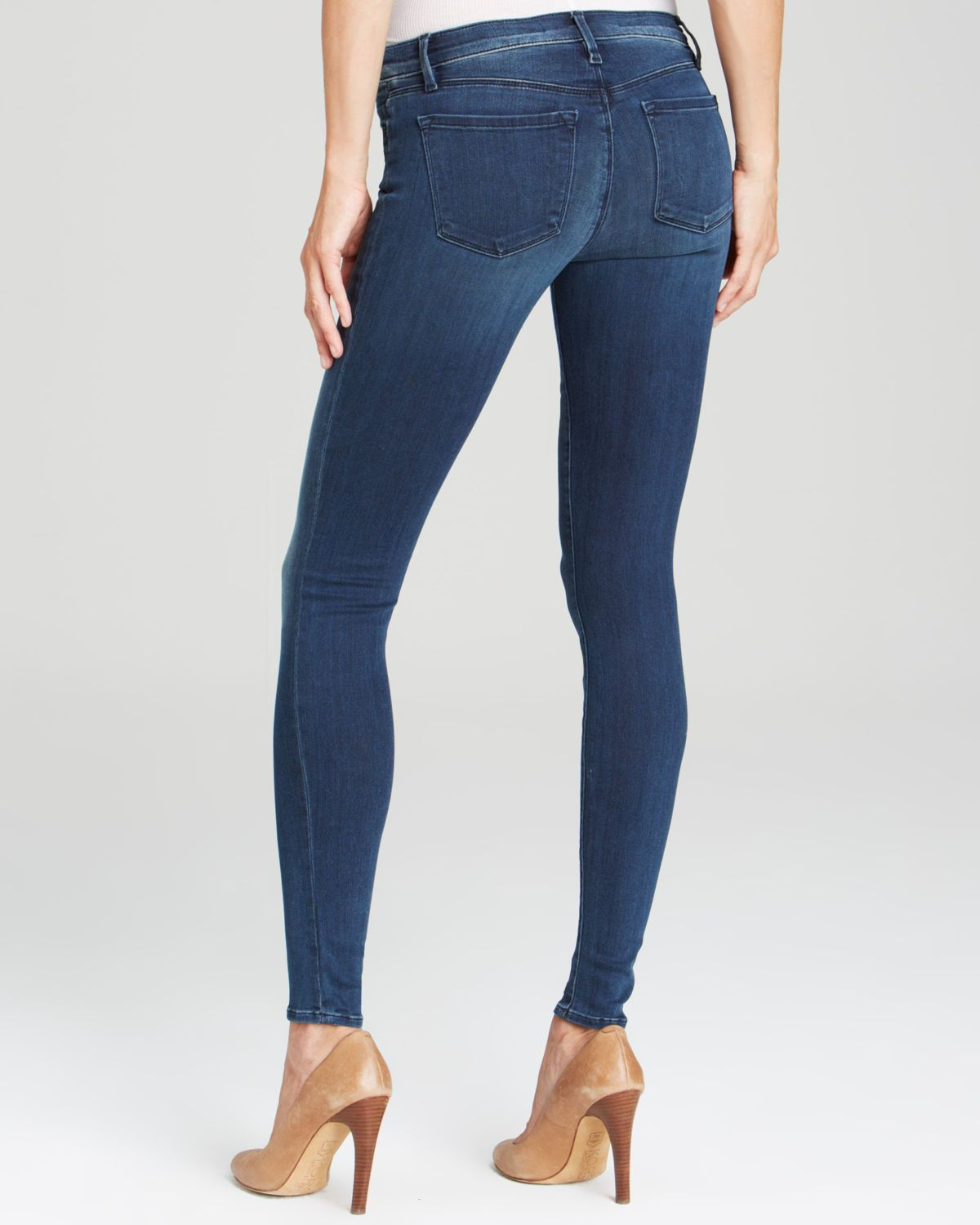 Lyst - J Brand Jeans - Stocking Maria High Rise Skinny In Suspense in Blue