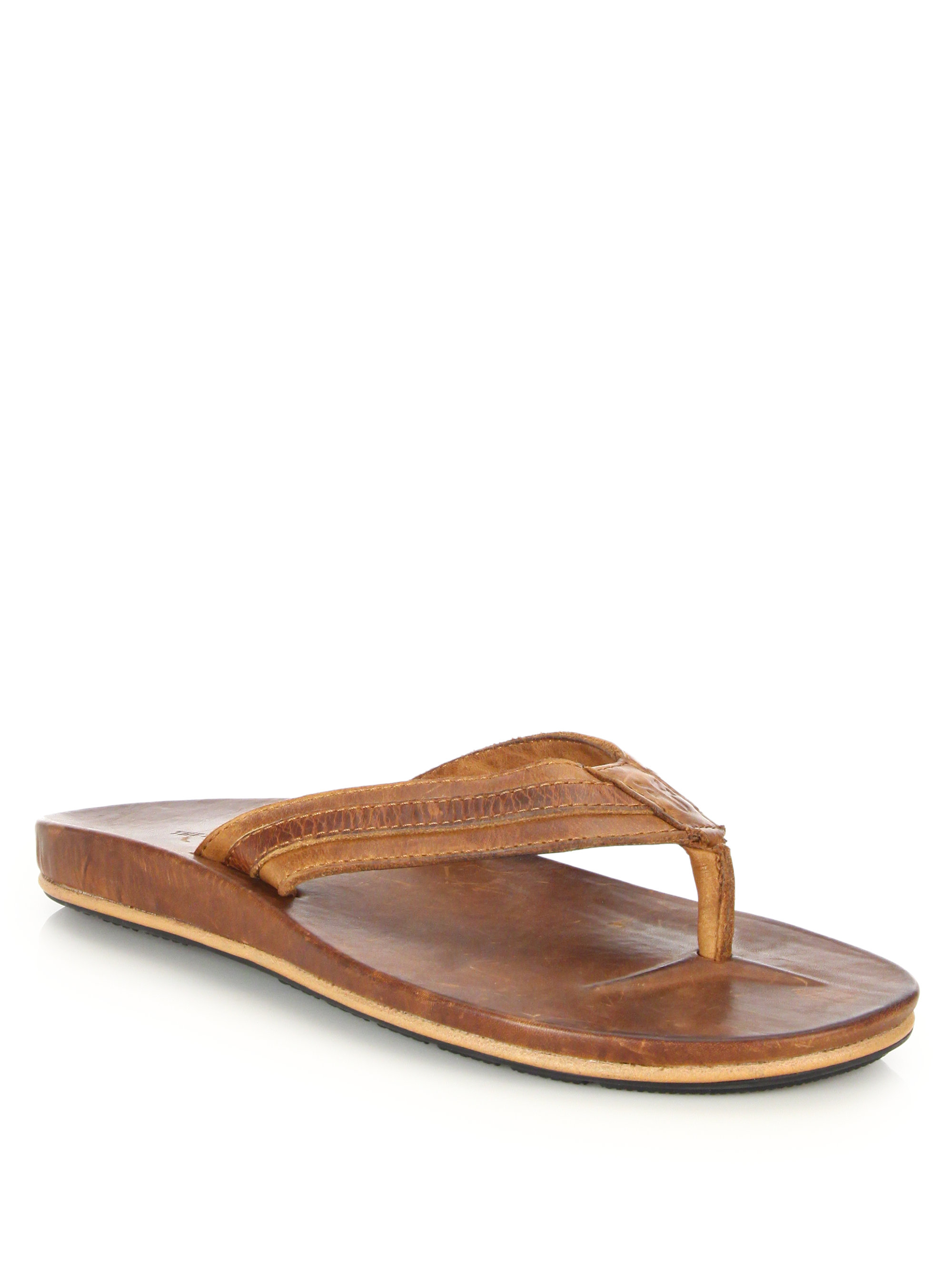 frye flip flops