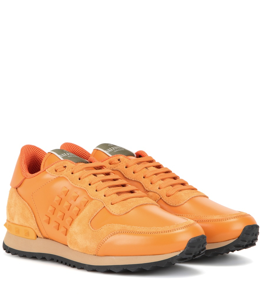 orange valentino sneakers
