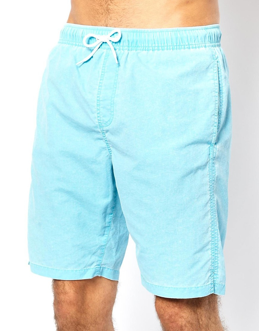 ASOS Swim Shorts in Long Length in Turquoise (Blue) for Men Lyst