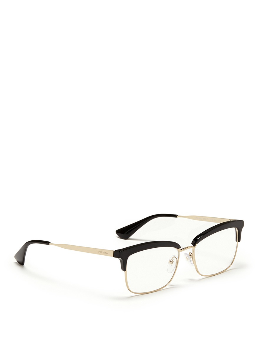 Prada Half Rim Glasses 2024 gestoriabyb