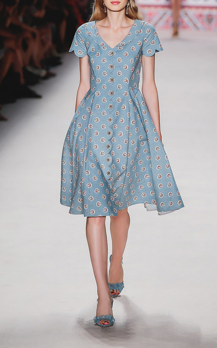 Lyst Lena Hoschek Avignon Dress In Blue Gallery