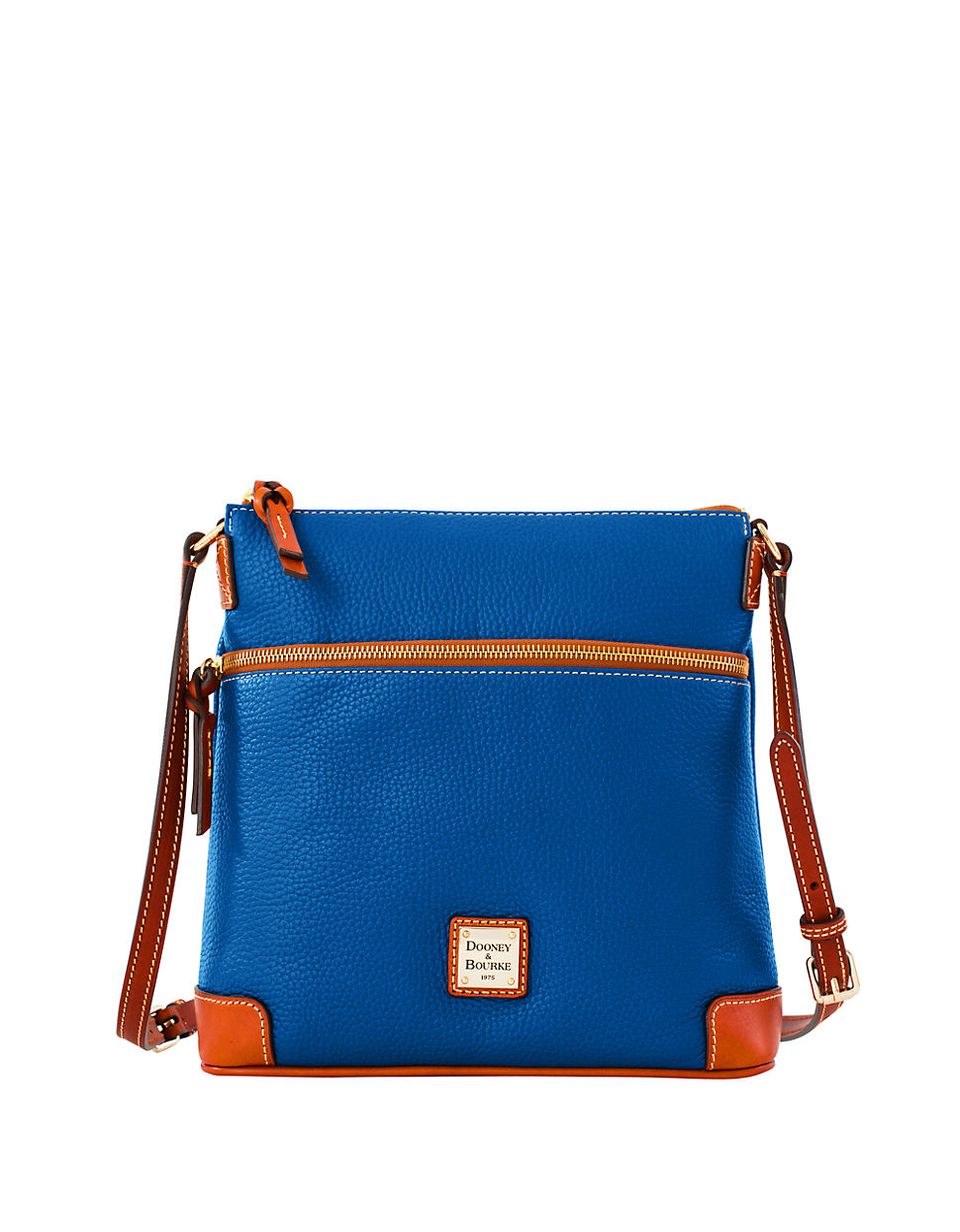 Dooney & Bourke Pebbled Leather Crossbody Bag in Blue Lyst
